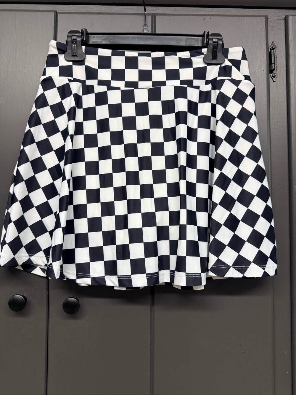 Amazon Black and White Checkered Skort